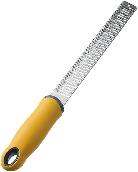 SEDLAV Citrus Lemon Zester & Cheese Grater - Versatile Stainless Steel Blade for Parmesan, Lemon, Ginger, Garlic, Nutmeg, Chocolate, and More - Includes Protective Cover and Cleaning Brush - Dishwashe