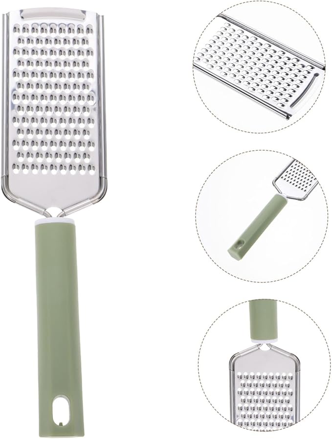 Unomor Stainless Steel Multifunctional Garlic Zester and Vegetable Chopper Efficient Grating Tool for Garlic Ginger and Cheese Easy to Clean and Lightweight Design for Kitchen Use