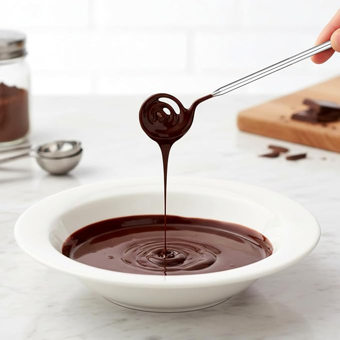 3Pcs Chocolate Dipping Tools, Stainless Steel Truffle Candy Dipping Tools Set, Baking Supplies Stainless Steel Fondue Fork, Cooking Supplie for Home Bakers Dishwasher Safe