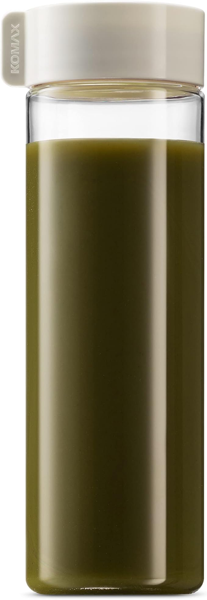 Komax Reusable Juice Bottles, Set of 6 - 18.5 oz | Premium BPA-Free Plastic, Shatterproof, Leakproof, Freezer & Dishwasher Safe | Wide Mouth Juice & Smoothie Containers