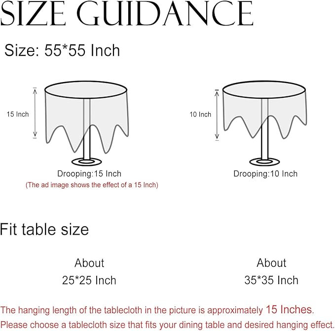 ISAENNE Designer Linen Elegant Small Round Tablecloth,Colorful Floral Bohemian Table Cloth,Wrinkle Resistant Decor Tablecloths for Dining Thanksgiving Kitchen Christmas,Diameter 55"-Floralsea A