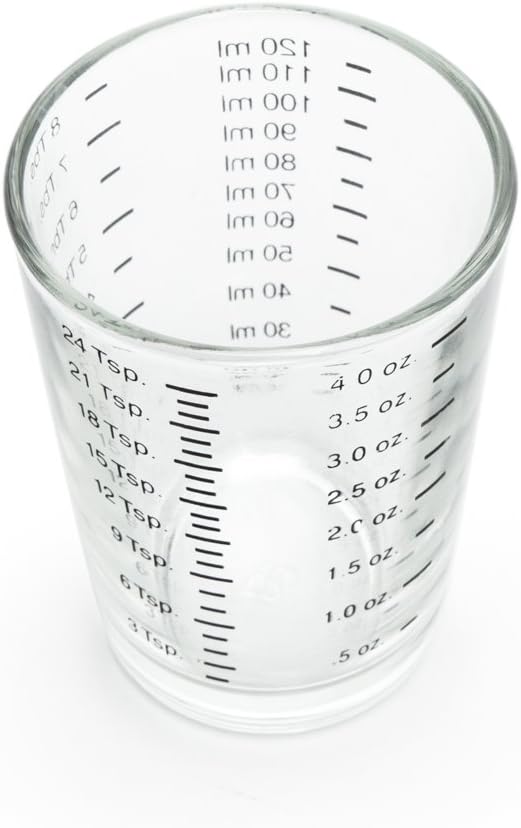 Fox Run Mini Measuring Cup Shot Glass, 4 Ounce