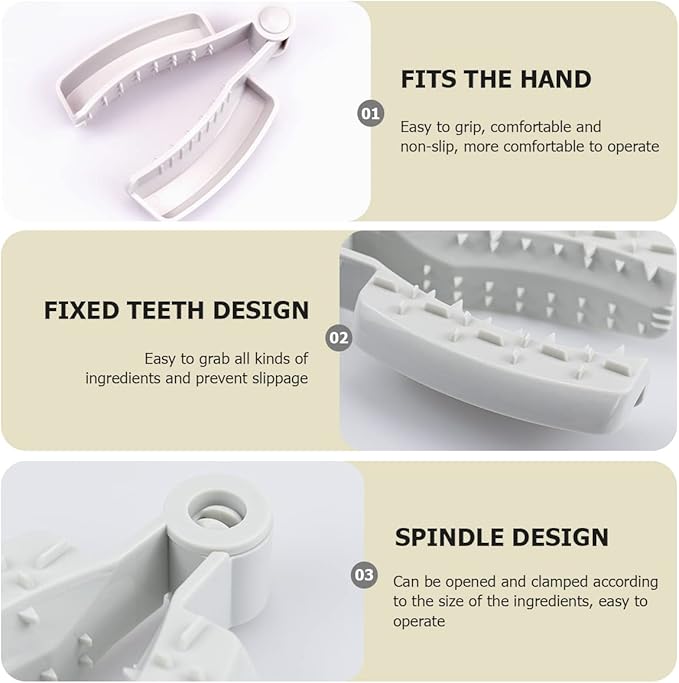 2Pcs Finger Guard Mandolin Guard Vegetables Fruit Slicer Grater Protector Kitchen Tools for Grabbing Garlic, Carrot, Potato, Cucumber