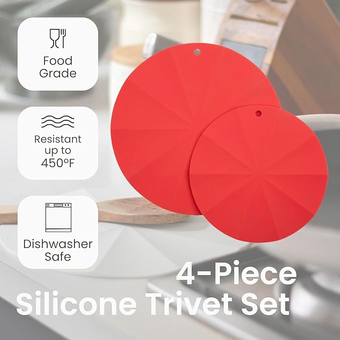 Larder & Vine 24 Piece Set (Cabernet) | Bakeware Set, Utensil Set, and Trivets