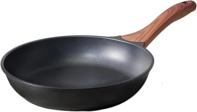 SC Cooker Nonstick Skillet 9.5 Inches Black Granite, Non Stick Frying Pan For Chef Cooking, Omelette Pan Egg Frying Healthy Stone Cookware, Compatible with All Stovetops, PFOA Free (Black, 9.5inch)