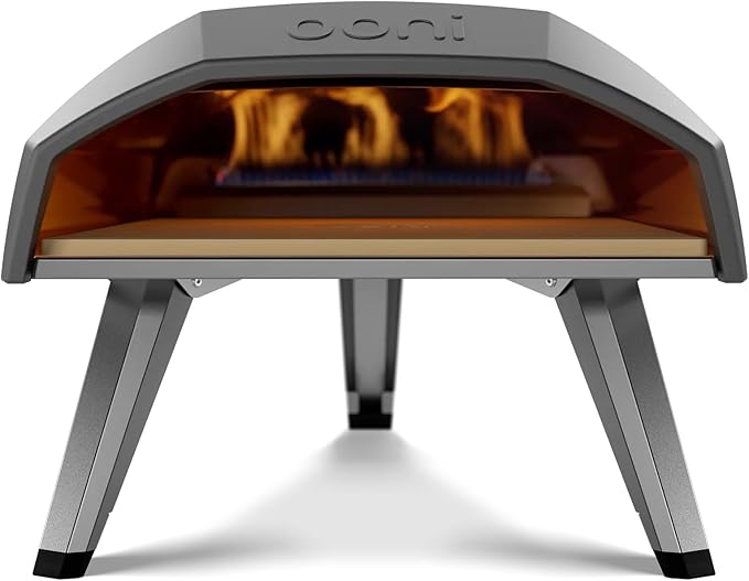 Ooni Koda 12 Gas Pizza Oven – 12" Outdoor Pizza Oven Cooks Pizza in 60 Seconds, Includes 28 mBar Regulator and Gas Hose, Propane Grill Reaches 950°F