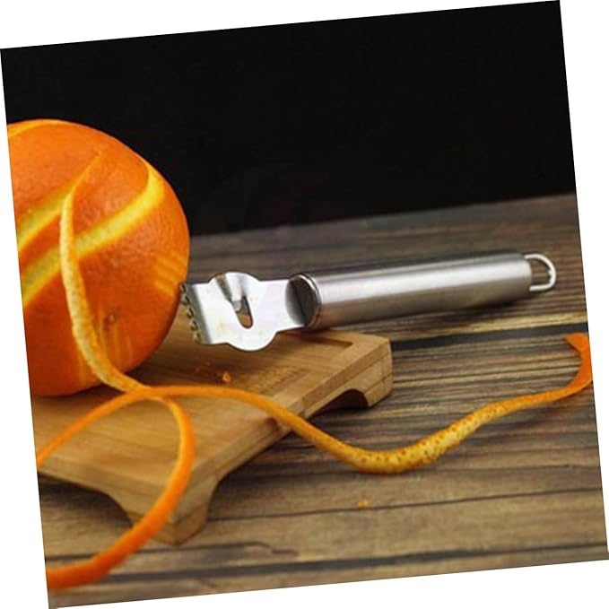 PRETYZOOM 2pcs Real Lemon Zester Grater Handheld Fruit Lemon Peeler Multi-functional Scraper for Kitchen Use