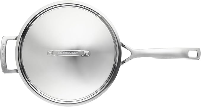 Le Creuset Stainless Steel Classic 3-Ply Chef's Pan, 3.5qt