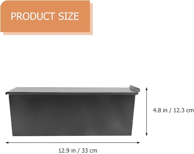 Luxshiny Pullman Loaf Pan with Lid: Non-Stick Bread Toast Box Mold with 5 Holes Design for Homemade Bread - 1.65LB Dough Capacity