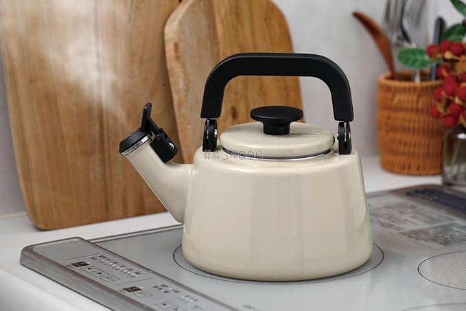 Fuji Hollow Cotton Plus Whistling Kettle, 0.7 gal (2.1 L) Gurege CTP-2.1WK.GG