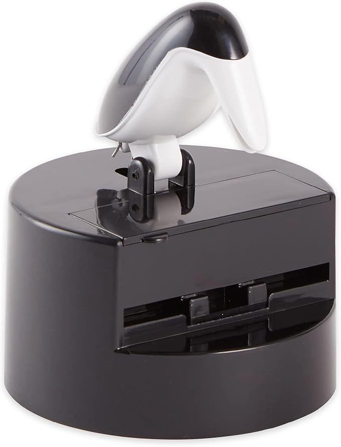 RSVP International Willie Woodpicker Toothpick Holder, Woodpecker, 100 Count,Plastic, Black & White