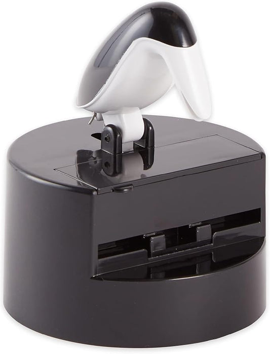 RSVP International Willie Woodpicker Toothpick Holder, Woodpecker, 100 Count,Plastic, Black & White