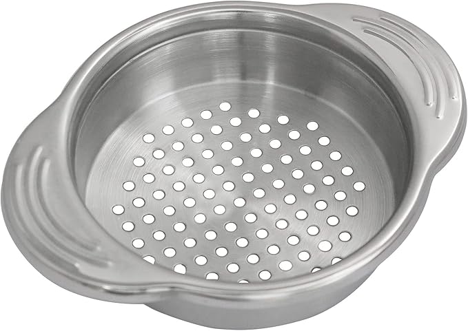 Can Strainer XGNG 2pcs Stainless Steel Food Can Strainer Vegetable and Fruit Can Strainer, Best for Canned Tuna Versatile
