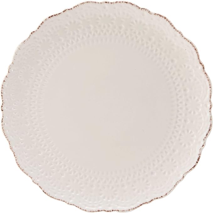 Pfaltzgraff Chateau Cream 16-Piece Stoneware Dinnerware Set, Service for 4, Off White