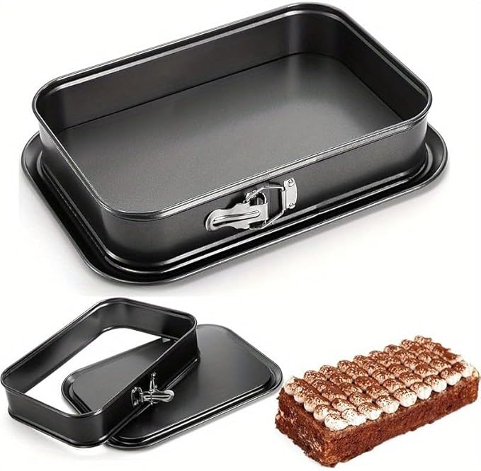 CIVJET Carbon Steel Loaf Pan with Nonstick Coating, Springform Bread Baking Mold for Homemade Bread, Cakes & Desserts, Easy Release, Rust-Resistant & Durable for Home or Commercial Baking