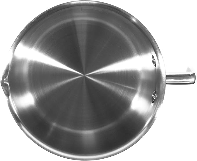 Moneta Stainless Steel Milk Kettle for Each Hob, 14 cm
