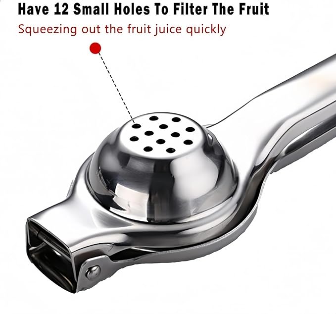 Jenkin Stainless Steel Manual Juicer Citrus Lemon Squeezer,Fruit Juicer Lime Press Metal,Professional Hand Juicer Kitchen Tool