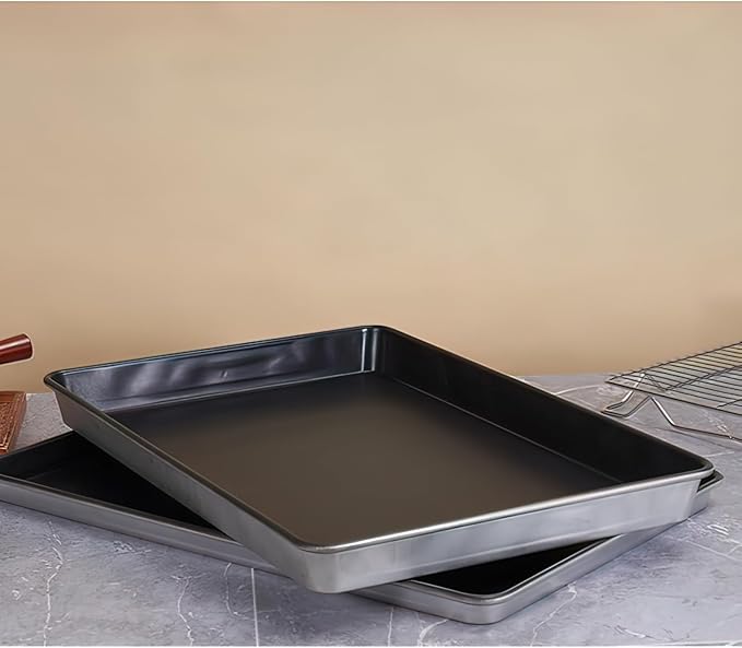 Non-Stick Baking Sheet, Black, 24 x 16 inches (1.2 inch)