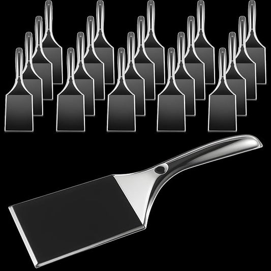 Patelai 20pack Disposable Plastic Serving Spatula Heavy Duty Spatula for Serving, Cutting, and Slicing Pizza, Pastry, and Desserts