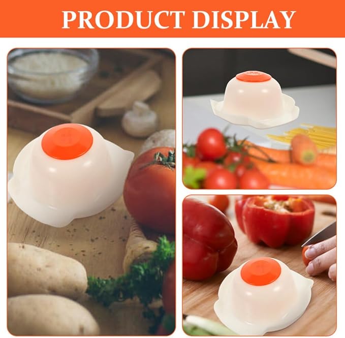 Garneck Food Safety Holder for Mandolin Slicer or Grater, Finger Anti-Cut Protectors for Vegetable Grater Peelers Food Slicer Cutter Finger Guard for Mandoline Slicer Cutting Beige