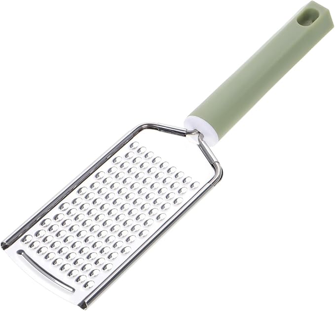 Garneck Stainless Steel Garlic Chopper Cheese Zester Multifunctional Grater for Efficient Vegetable Cheese Preparation with Comfortable Ergonomic Handle Easy to Clean Kitchen Tool