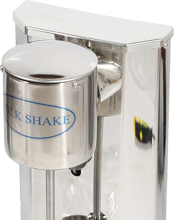 Milkshake Maker Electric Drink Mixer Commercial Milkshake Machine Stainless Steel 18000RMP (Single Head D)
