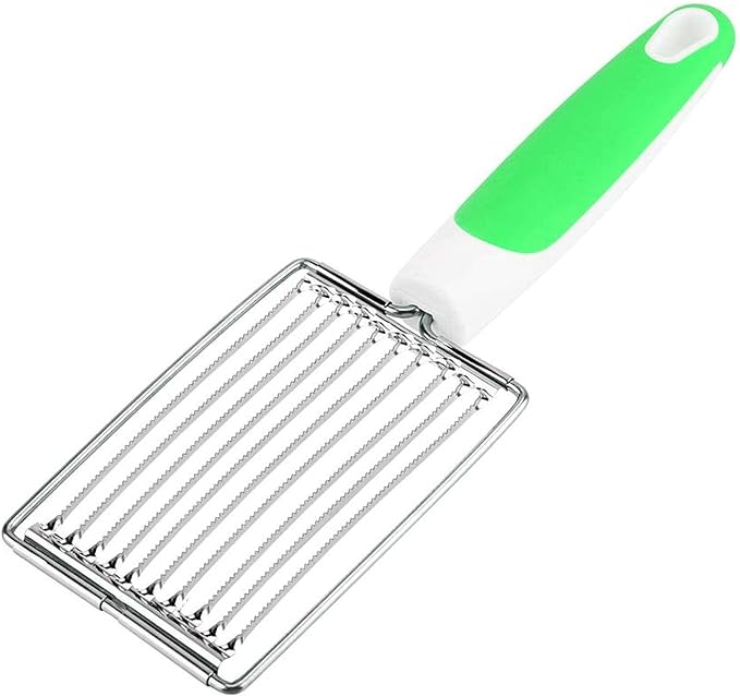 Luncheon Meat Cutter, Stainless Steel Slicer with Handle, Cheese Egg Ham Serrated Knife