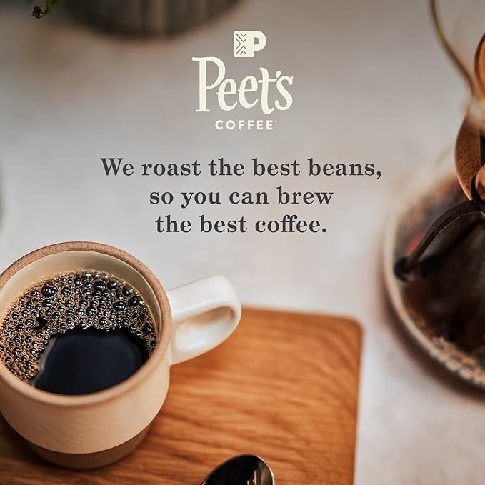 Peet's Coffee, Dark Roast Ground Coffee - Major Dickason's Blend 18 Ounce Bag