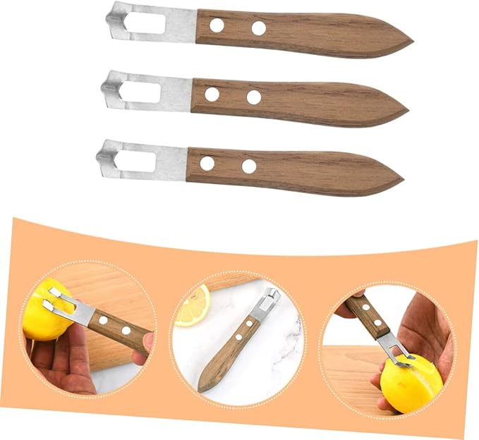3pcs Stainless Steel Grater Cheese Grater Lemon Chopper Lemon Slicer Easy Use