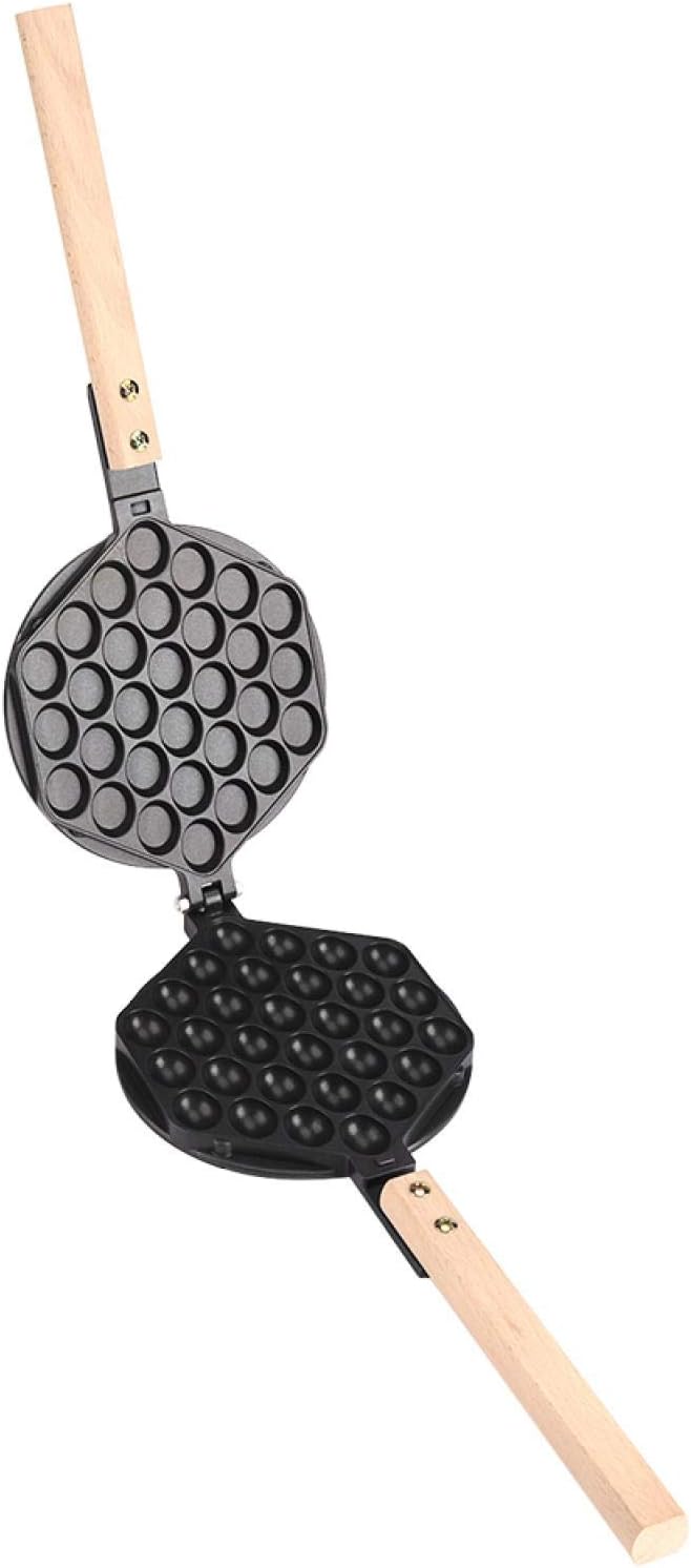 EVTSCAN Egg Waffle Baking Mold, Nonstick Waffle Maker Egg Waffle Pan Bubble Waffler Iron Mould with Accessories for Home Commercial Use
