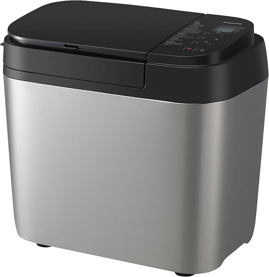 Panasonic Bread Machine, Automatic Bread Maker with 20 Presets and Advanced Temperature Sensor for Bread, Cake, and Pizza, Gluten Free Baking, Raisin Nut Dispenser - SD-R2550