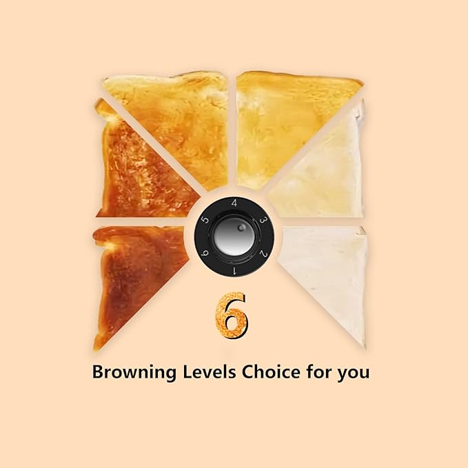 Clivia Commercial Toaster for Restaurant, 4 Slice Toaster,Commercial Bread Heating Machine, Automatic Pop-Up,Stainless Steel Bread Ovens,Silver