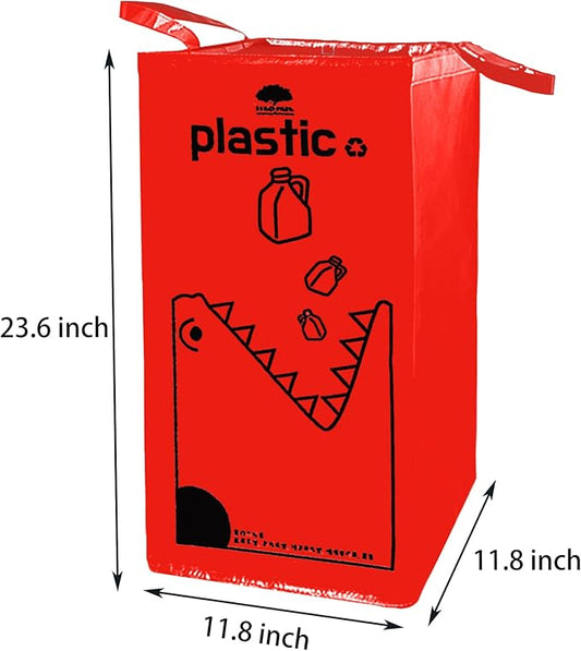 Recycling Bags,Separate Recycling Waste Bin Bags for Kitchen Home, Trash and Recycle Bin Combo,Reusable Waterproof,Kitchen & Christmas Gifts for Woman,42 Gallon,3Pack