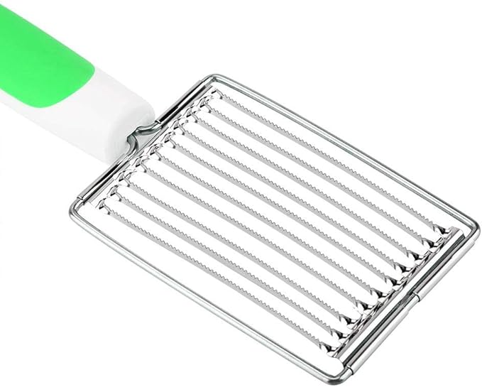 Akozon Luncheon Meat Cutter Stainless Steel Ham Fruit Tomato Slicer Boiled Egg Slicer Fruit Slicer Soft Food Slicer Sushi Cutter Cheese Kitchen Soft Food Cutting Tool
