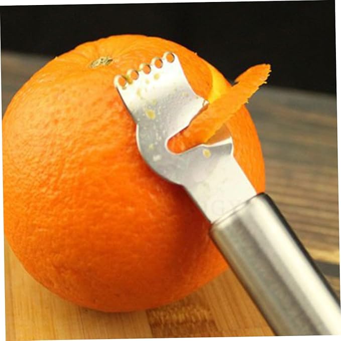 PRETYZOOM 2pcs Real Lemon Zester Grater Handheld Fruit Lemon Peeler Multi-functional Scraper for Kitchen Use