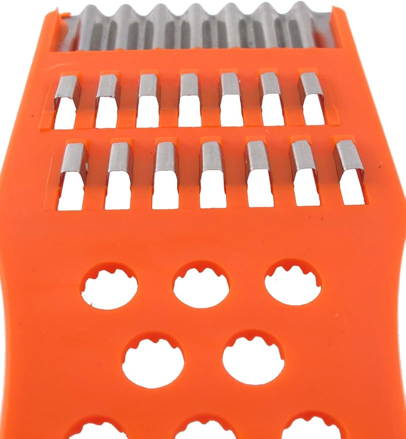uxcell Kitchen Multifunction Vegetable Fruit Grater Slicer Peeler Shredder Carving Tool 6.7 Inch Long