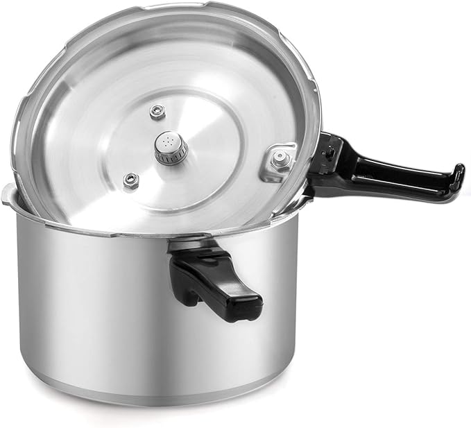 Barton Pressure Canner Release Valve Aluminum Canning Pot Cooker Pot Stove Top Instant Fast Cooking Pot Stewing Locking System (6 Quart)