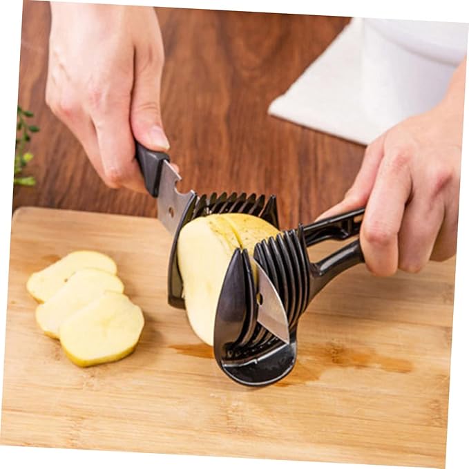 Multipurpose Handheld Slicer Clamp Vegetable Slicer Cutter Manual Slice for Fruits Veggies Random