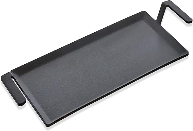 24'' Carbon Steel Griddle for Gas Grill, Double Burner Cooking Griddle Pan for Gas/Stovetop Oven/Induction Cooktop/Charcoal Grill, Professional Pre-seasoned Cookware