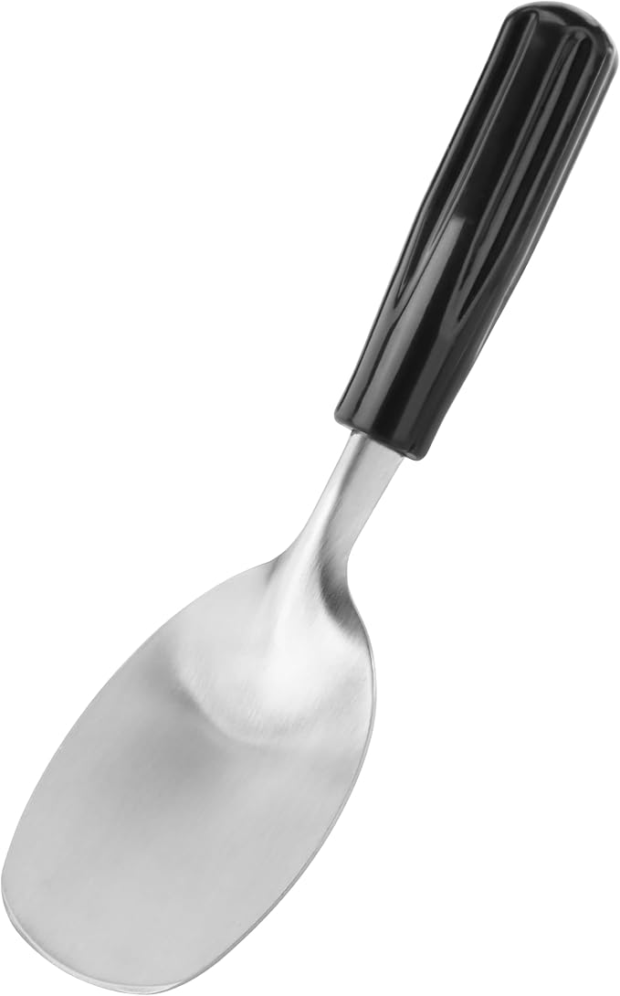 New Star Foodservice 34363 Stainless Steel 18/8 Espresso Frothing Spade & Ice Cream Spade Bakelite Handle, Silver