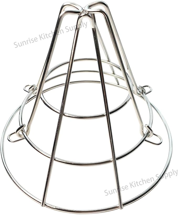 SUNRISE Stainless Steel Cone Filter Holder (Fits 10" Paper Cone)