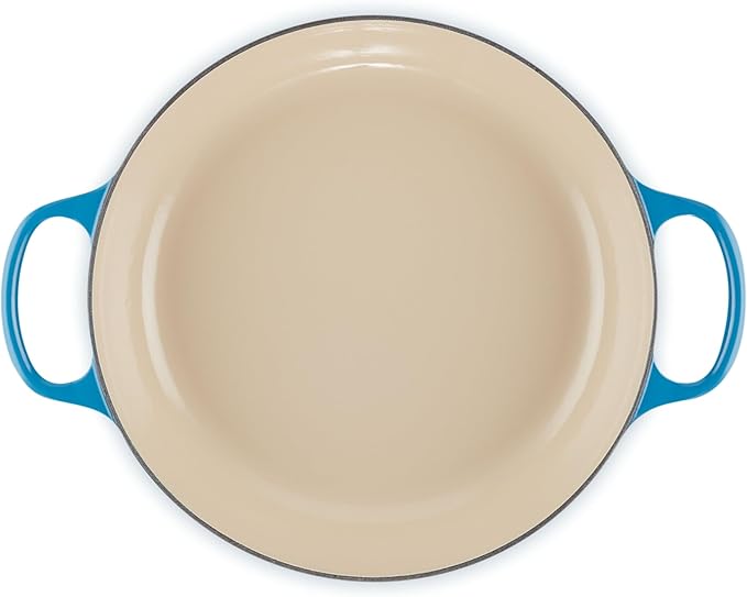 Le Creuset Olive Branch Collection Enameled Cast Iron Signature Braiser, 3.5 qt., Marseille with Embossed Lid