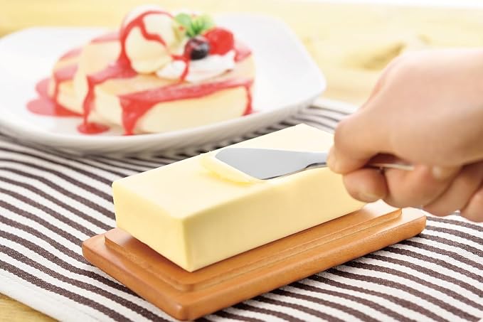 Terra Distribution Copper Butter Knife Spreader [ Made in Japan ] Superb Thermal Conductivity for Effortless Slicing and Spreading (Silver)