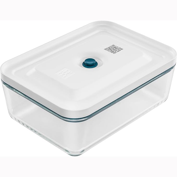 ZWILLING Fresh & Save Airtight Glass Food Storage Containers with Lids, Meal Prep Containers, One Size, La Mer