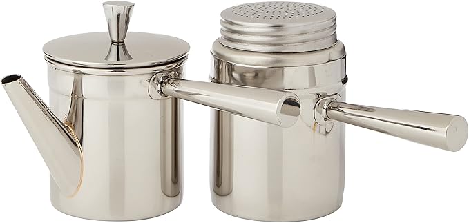 Ilsa Neapolitan Coffee Maker, Stainless Steel, Silver, 1-2 Cups