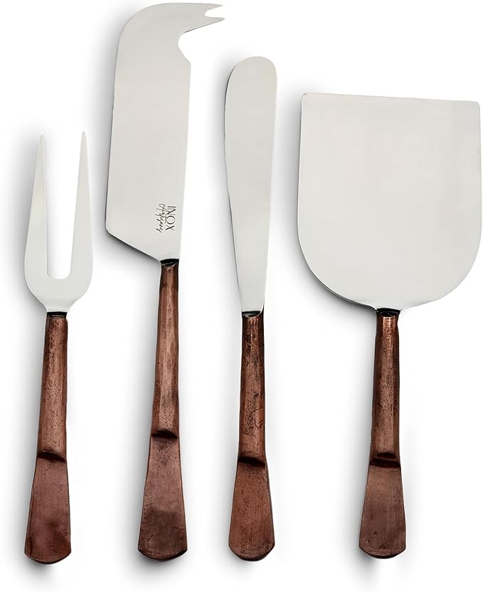 INOX artisans Celia Cheese Accessories 4 Pc. Set