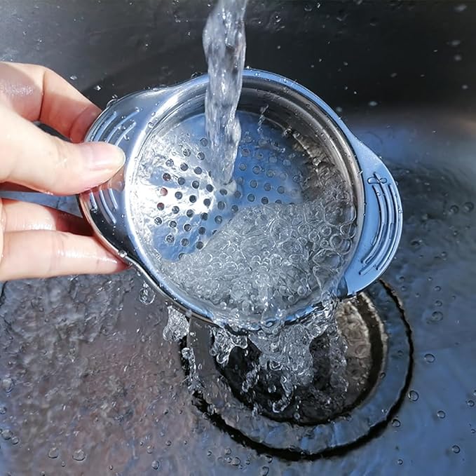 2 Pcs Stainless Steel Can Strainers Vegetable Fruit Can Strainers Food Can Strainer Sieves Tuna Can Filters Tuna Press Can Strainers Sieve Oil Drainers