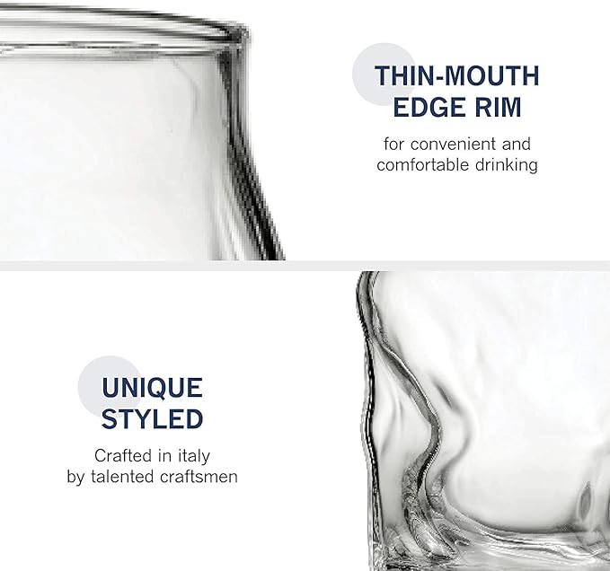 Bormioli Rocco Sorgente 15.5 oz. Cooler Glasses, Set of 6,
