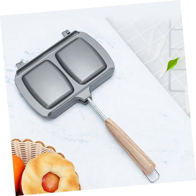 Double Sided Frying Pan Sandwich Fry Pan Stovetop Press Breakfast Sandwich Maker