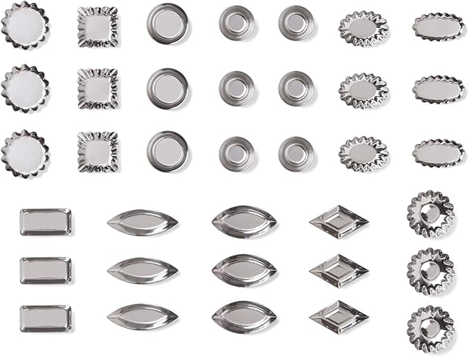 Fox Run 3620 Mini Tartlet Set, Tin Plated Steel, 36-Piece